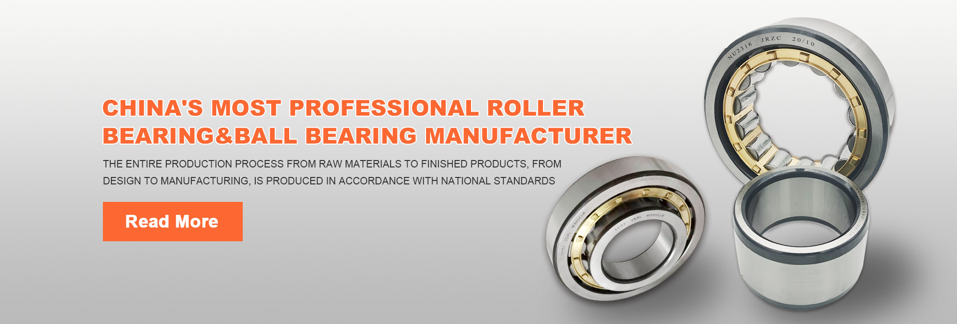 20 years of experience  in manufacturing bearings