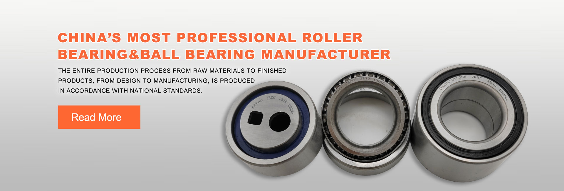 20 years of experience  in manufacturing bearings