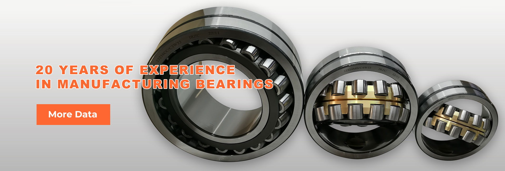 20 YEARS OF EXPERIENCE IN MANUFACTURING BEARINGS