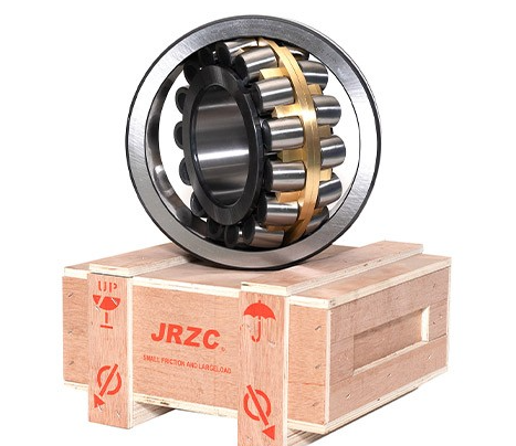 Spherical roller bearing with housing