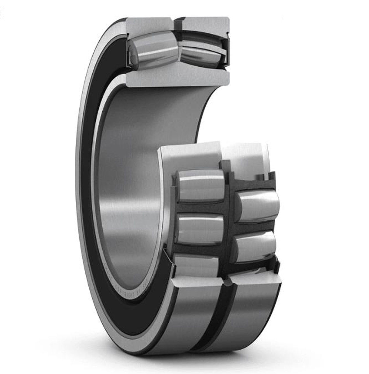 Spherical roller bearing with nylon cage 