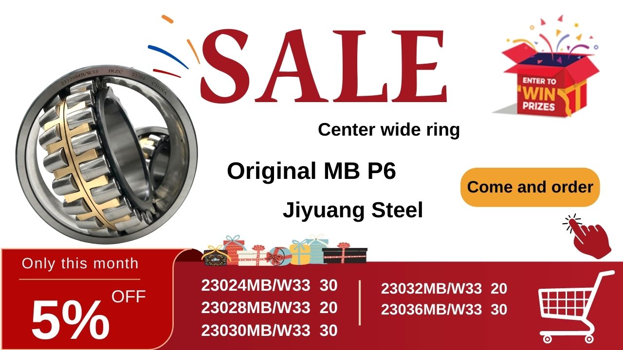 Promotion-spherical roller bearings with 5% discount